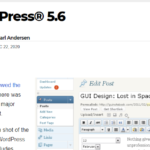 WordPress® 5.6 — GUI Review 2020